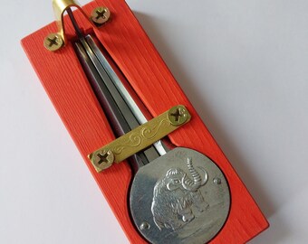 Jews harp for meditation, Yakutian khomus, master Chemchoev