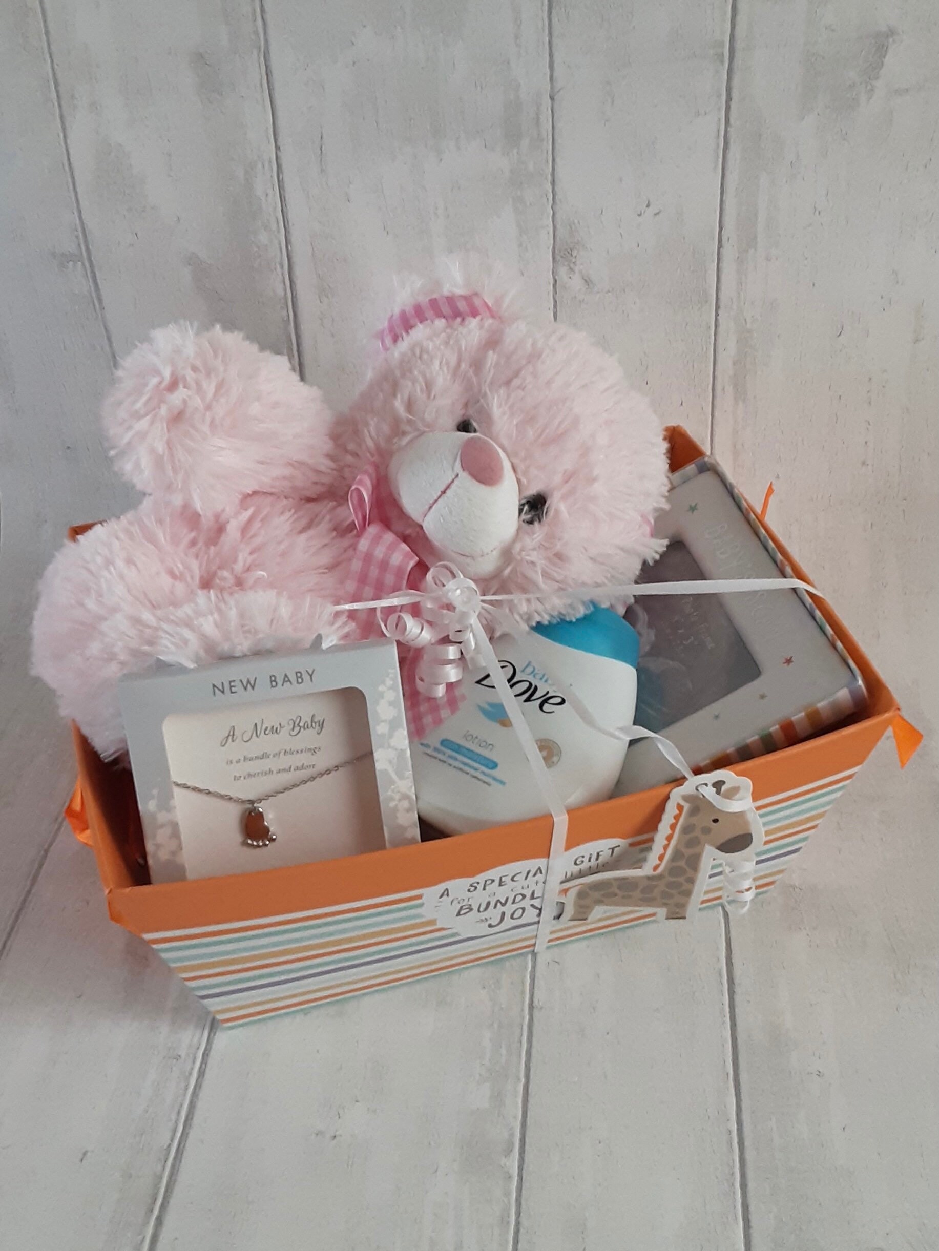 New Baby Girl Gift Basket Maternity Leave Gift Baby Shower Etsy
