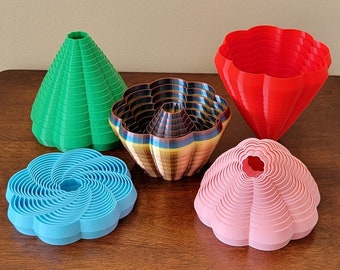 3D Printed Fidget Tornado: Stress Relief Desk Toy