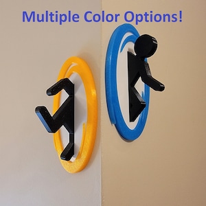 Portal 3D Pop Out Wall Art or Magnets