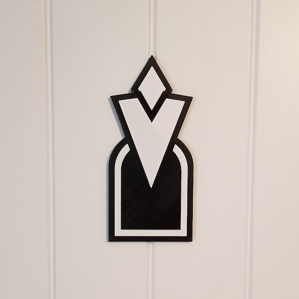 Skyrim Quest Marker 3D Printed Door Hanger Wall Art or Magnet
