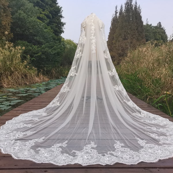 Cathedral Lace Veil - Etsy
