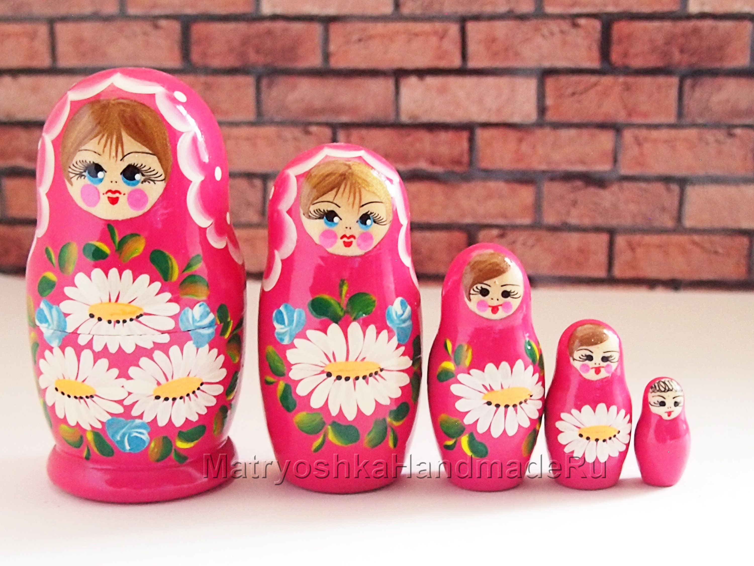 pink russian dolls