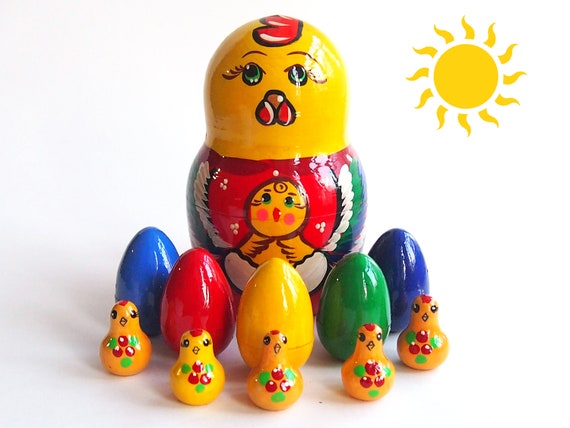 russian doll eggs