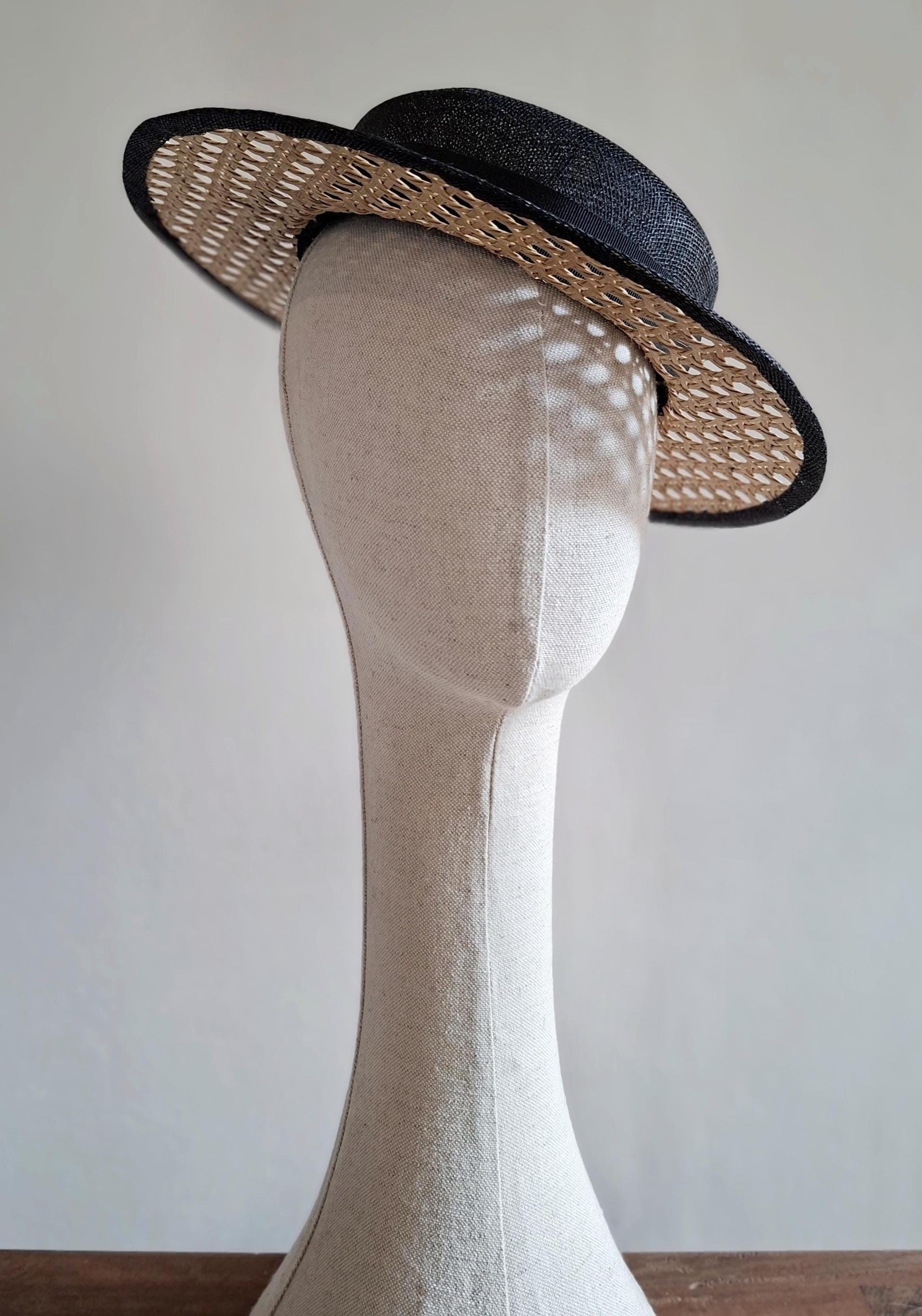 Atelier Karin Cogen- Sun Hat with White Ribbon E-Shop main image 4