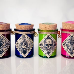 Fantasy Potion Inspired Candles (TTRPG/Video Games) 5oz Soy Wax