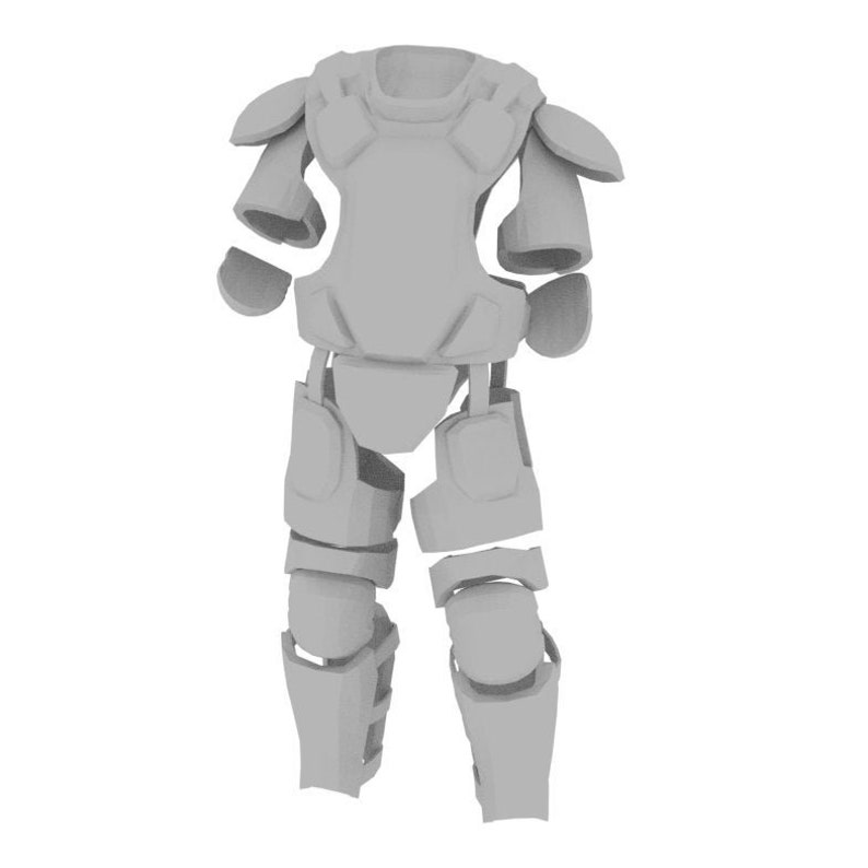 EVA Foam templates Armor pdo/pdf/obj Etsy