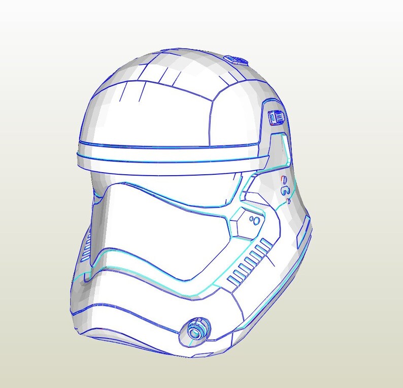 EVA Foam templates First Order Trooper Armor PDO/PDF | Etsy