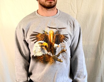 Vintage sweatshirt wolf sweater | Etsy Vintage sweatshirt wolf sweater | Etsy