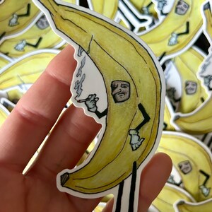 BananaMan Vinyl Aufkleber - Single