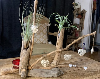 Decoración floral de madera flotante para el Día de la Madre