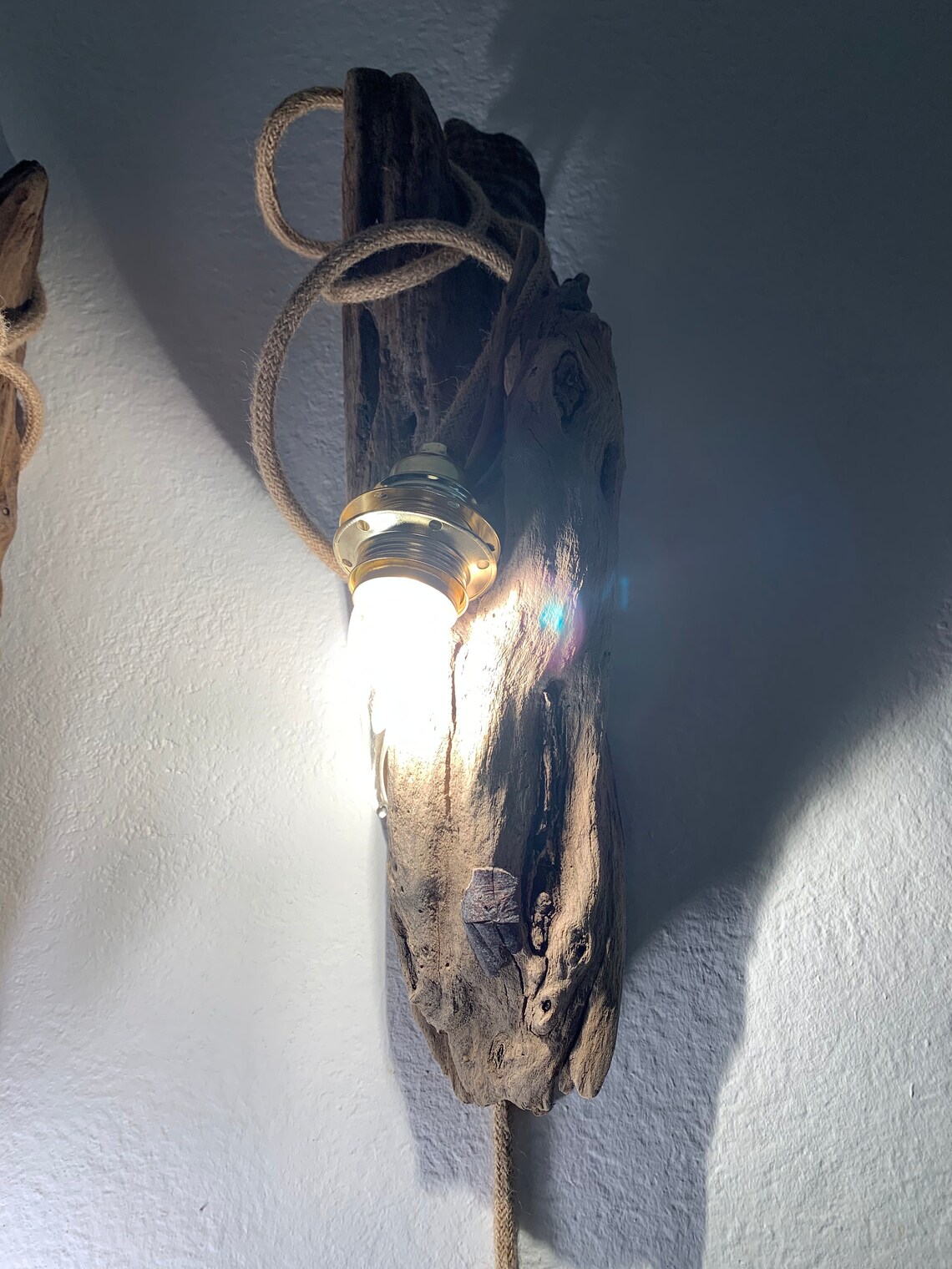 Aplique de pared de madera flotante | Etsy