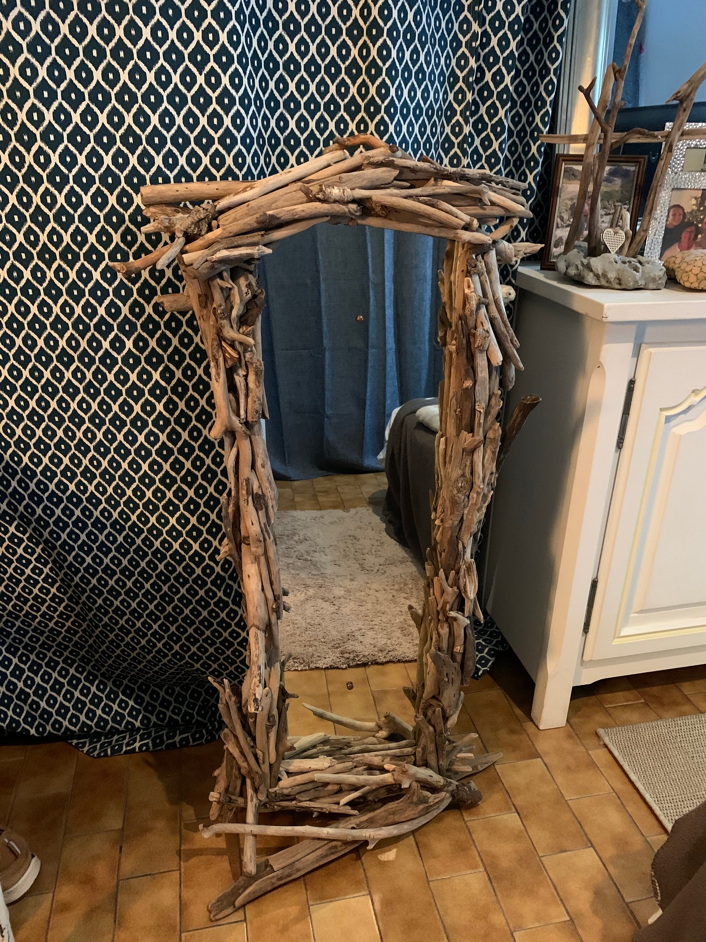 Miroir en Bois Flotté