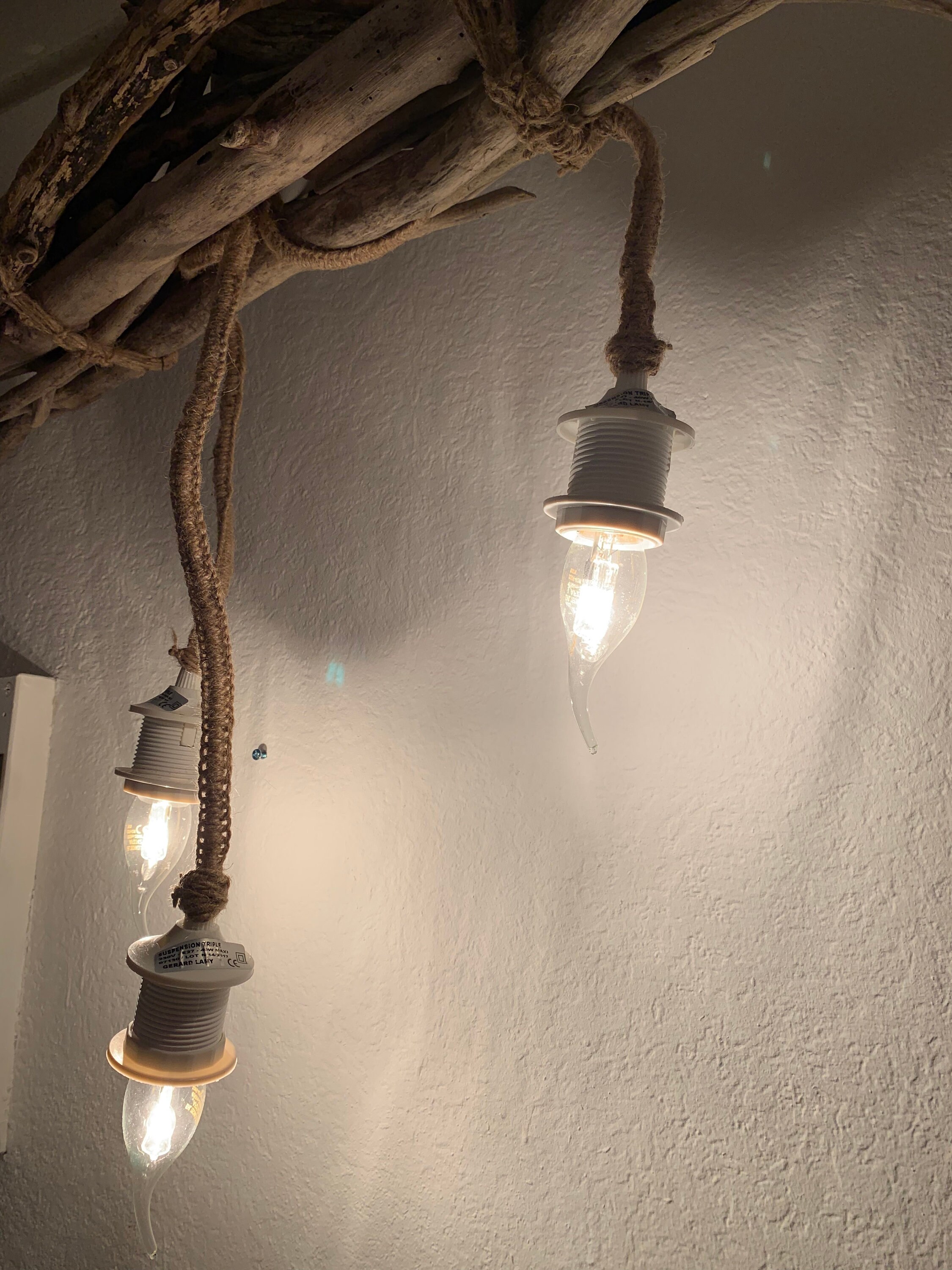 Lámpara de techo de madera Scorsese 3 focos – gurilibis