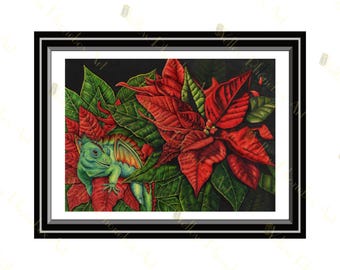 Dragón de Pascua – Impresión artística de una obra original