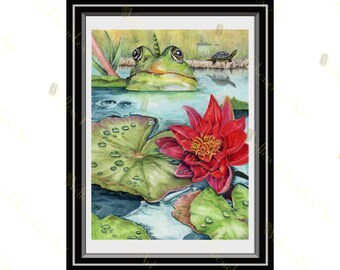 El Puddock – Impresión artística a partir de una obra de arte original