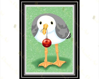 Lámina artística de "El pequeño ayudante" de la ilustración original de decoración de pared