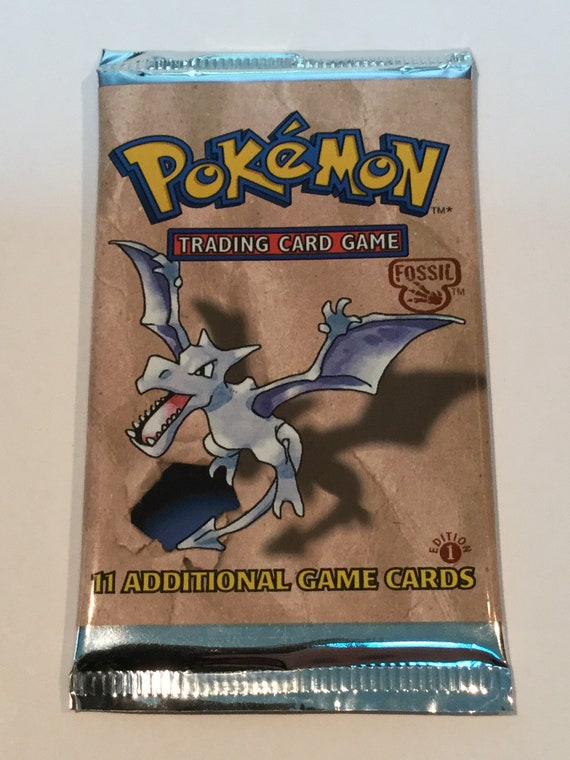 Pokemon Trading Card Game Fossil Set 1st Edition New Sealed Booster Pack