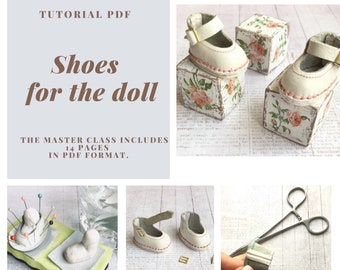 Shoes for soft 8 inch fabric dolls. Pattern and tutorial PDF on creating shoes for the doll.8 Inch Doll Shoes Pattern: PDF Tutorial