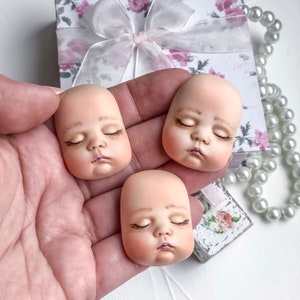 Painted Doll Faces: Plush Teddy Doll Making Supplies (Set of 3)