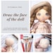 Face painting. Handmade cloth doll. How to draw a doll face. Textile doll.Face of cloth doll. doll makeup 