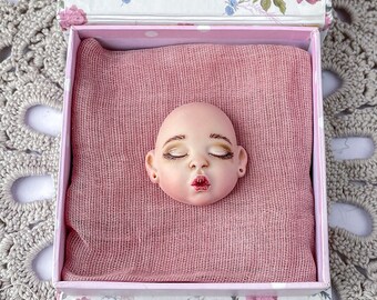 Sculptural parts of the doll's body. Teddy doll.Cotton toy.Face for teddy dolls.The sculptural faces of the doll.Brooches