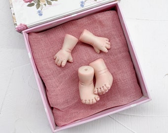 Hands and feet for making plush dolls. Sculptural details.Parts of the Doll. Production of dolls. Accessories for dolls.