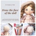 How to draw the face of a textile doll Tutorial on creating a doll for beginners.Master-class face handmade dolls. 