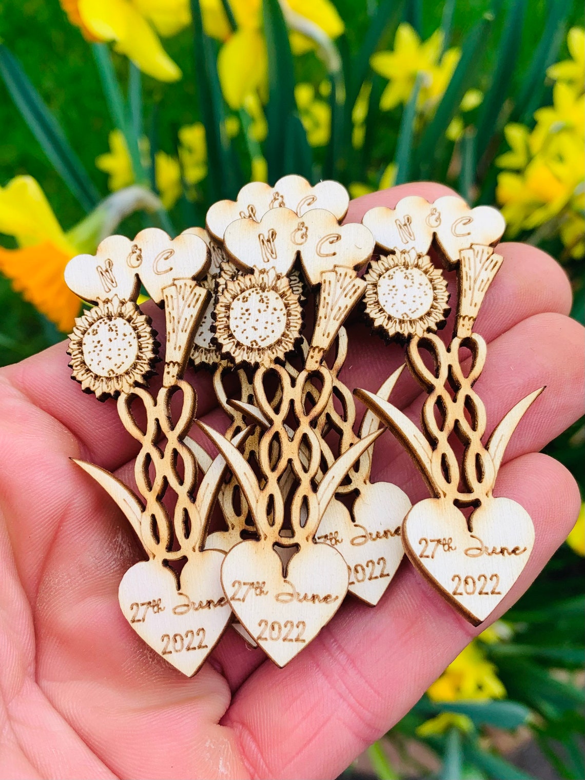 Welsh Love Spoon Wedding Favours Personalised With Your - Etsy