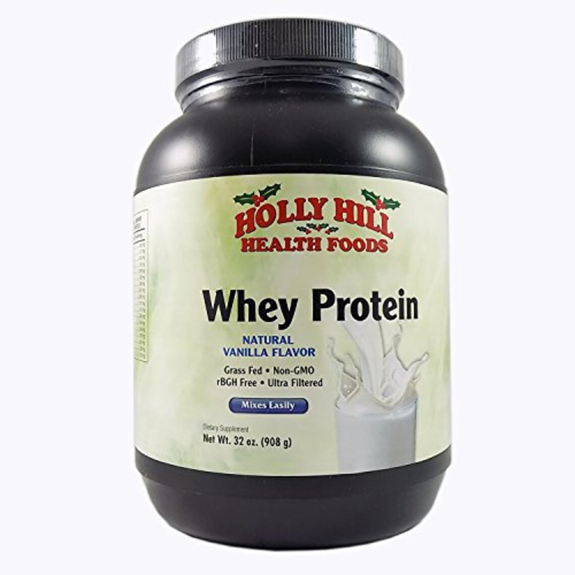 Holly Hill Health Foods Whey Protein Non GMO Vanilla 32 Etsy