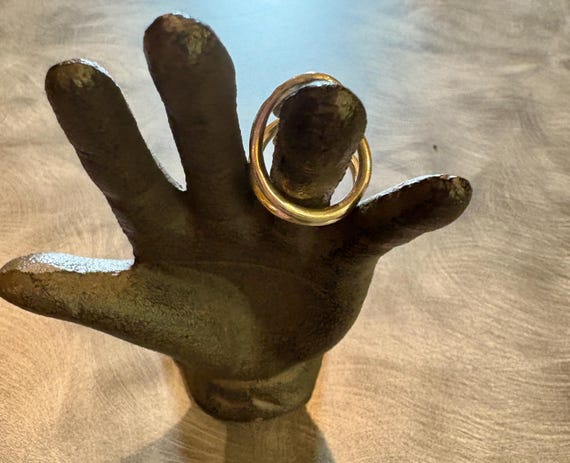 Sterling Silver Scroll Size 7 Ring - image 4