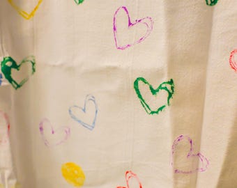 Paños de cocina con forma de corazón de colores (SKU#1351)