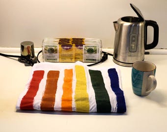 Colorful Stripes Tea Towel (SKU#1355)