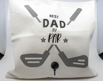 Best dad by par pillow case (SKU#1526)