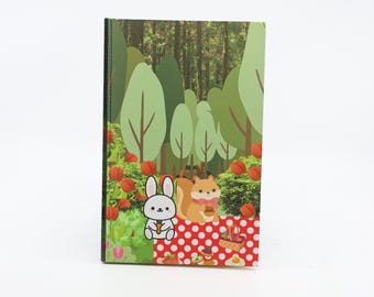 Cuaderno creativo con diseño de bosque (SKU#1536)