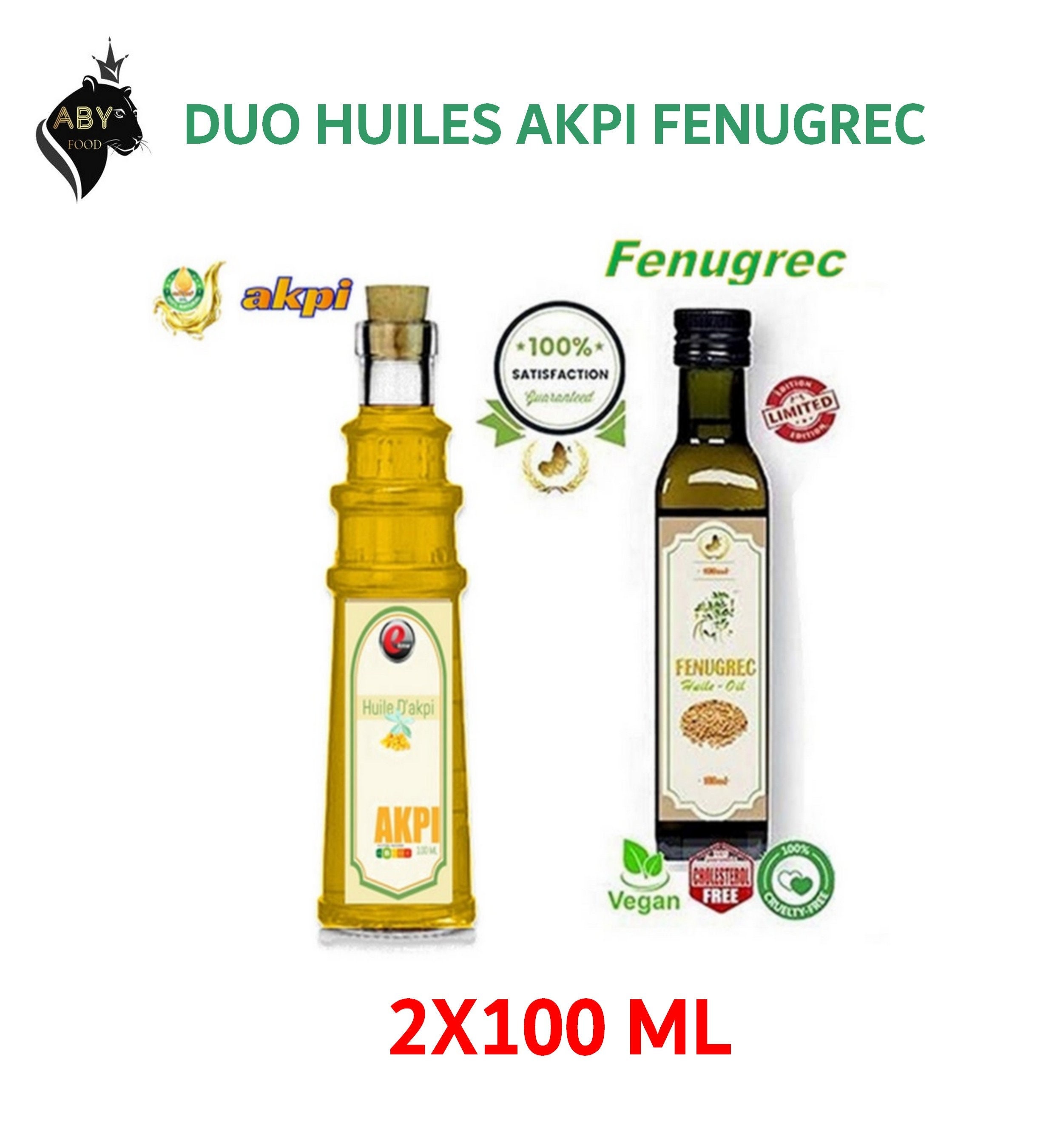 Duo Huiles Akpi & Fenugrec - Sélection Panafricaine 2x100 Ml