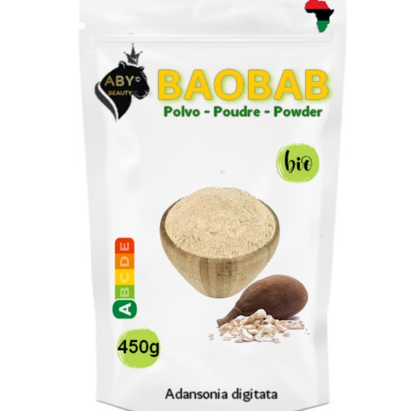 Poudre de baobab - ABY Beauty - 450G/ 750G / 1KG