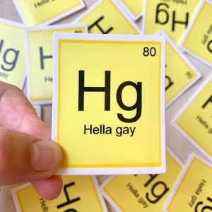 Élément Hella Gay Sticker