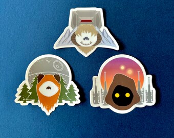 Star Wars - 3 Sticker Pack