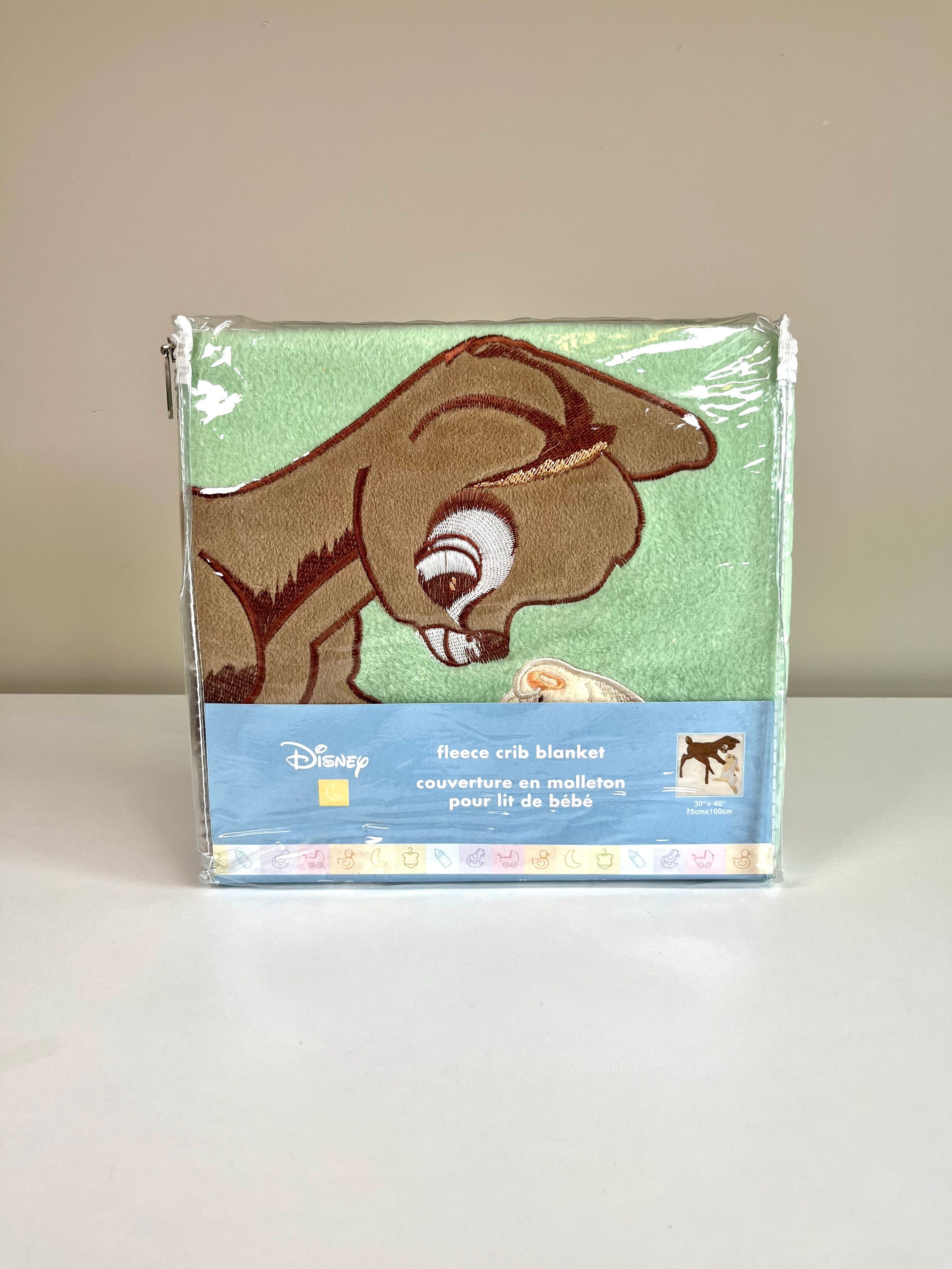 Bambi Fleece Crib Blanket Disney Baby New in Packaging Etsy