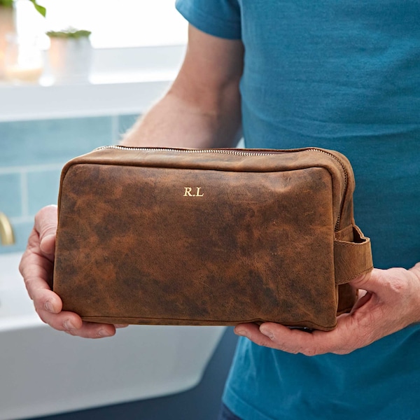 Personalised Wash Bag Male - Etsy UK