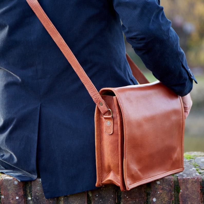 personalised messenger bag
