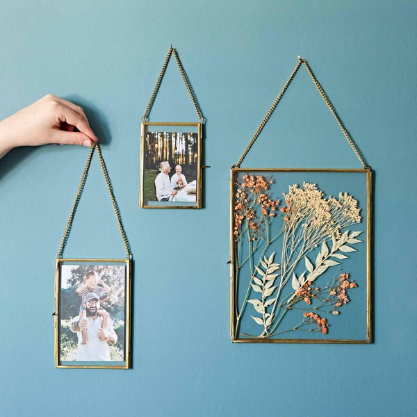 Gold Frame Wall Hanging Etsy