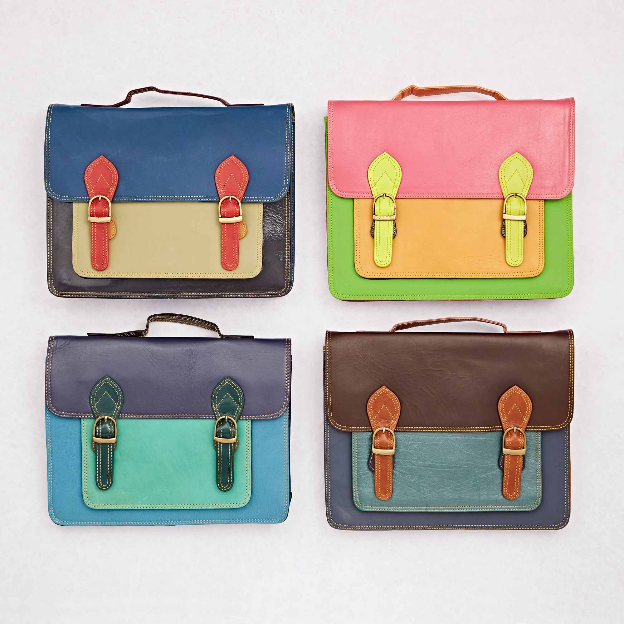 Tiffany & Co. XL Color Block Tote Crossbody Leather Bag (Box, Pouch, R –  Anna's Treasure Box LLC