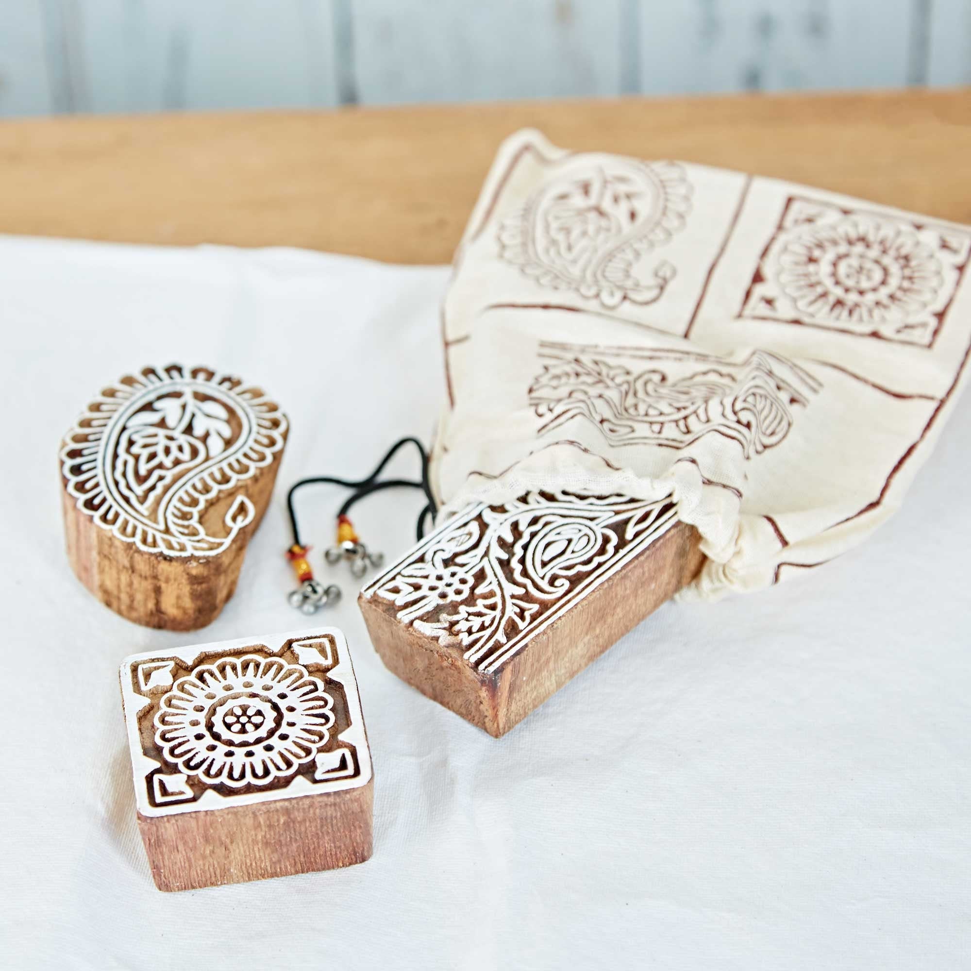 Assorted Wooden Printing Blocks Paper Stamp Etsy