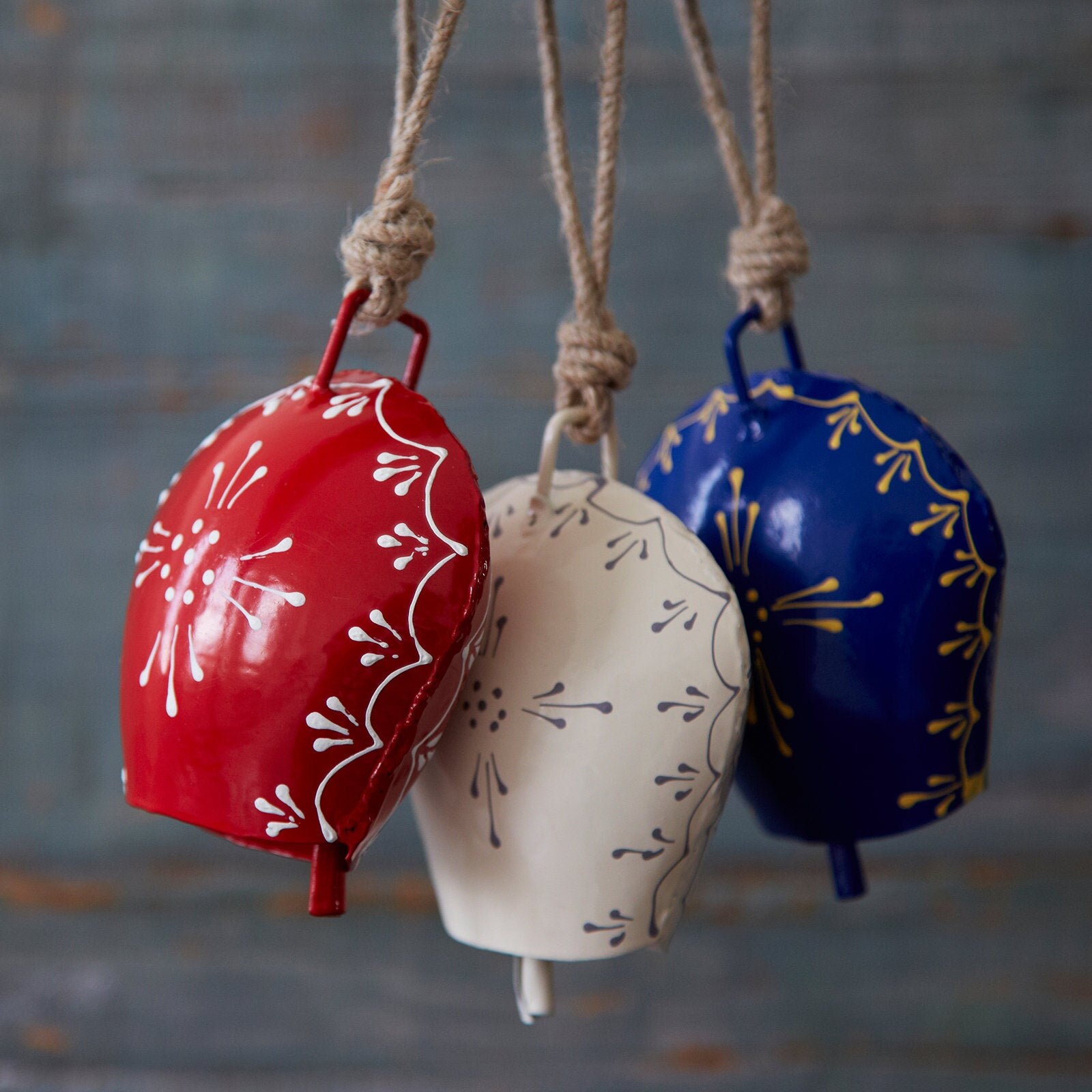 Handmade Iron Bells - Hanging Garden Cow Bell - Decorative Wall Hangi…