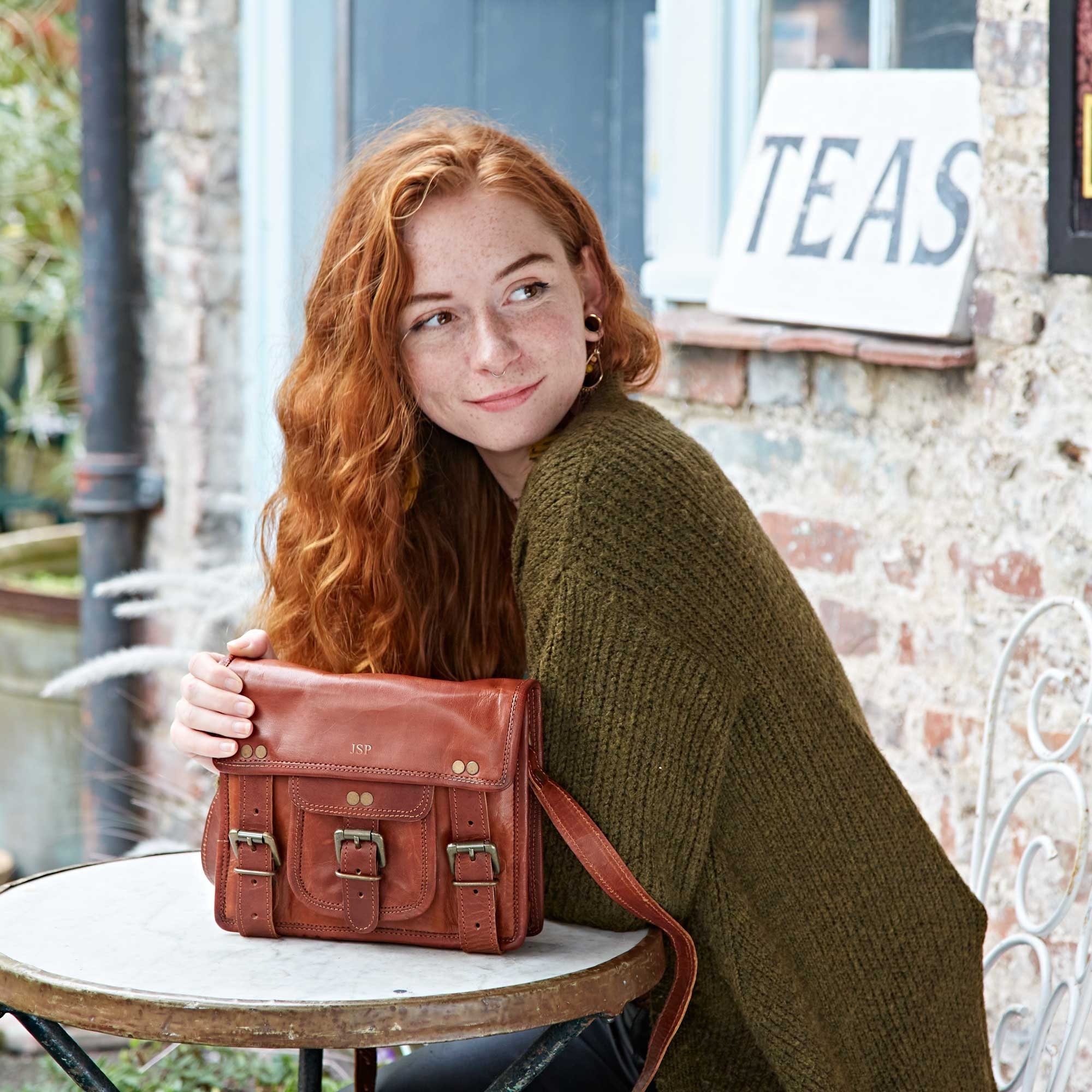 Handmade leather bags singapore Clearance