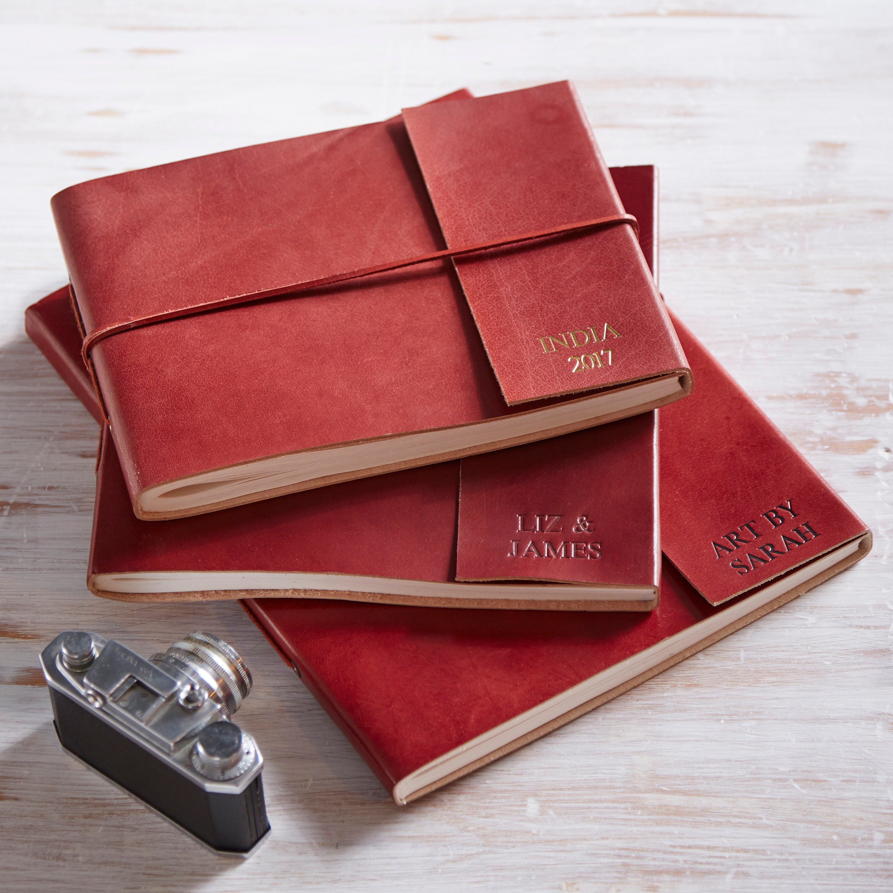 Personalised Leather Photo Album - Leather Picture Album - Leather Sc…