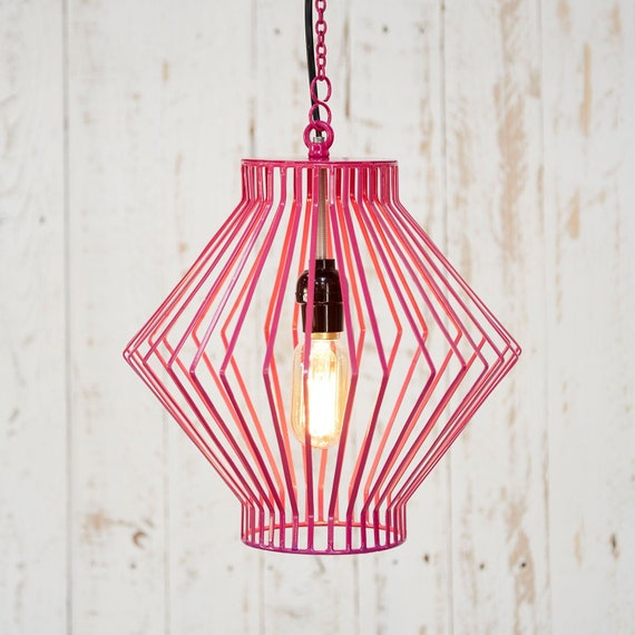 Diamond Pendant Wire Ceiling Light Hanging Lighting Pendant Etsy UK