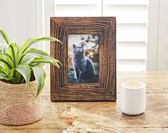 Handmade Natural Fiber Photo Frames (4x6 and 3x5) - Autumn Spirit